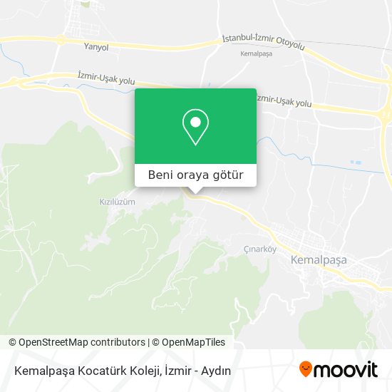 Kemalpaşa Kocatürk Koleji harita