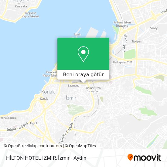 HİLTON HOTEL IZMİR harita