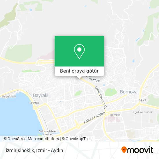 izmir sineklik harita