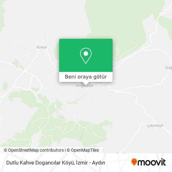 Dutlu Kahve Dogancılar Köyü harita
