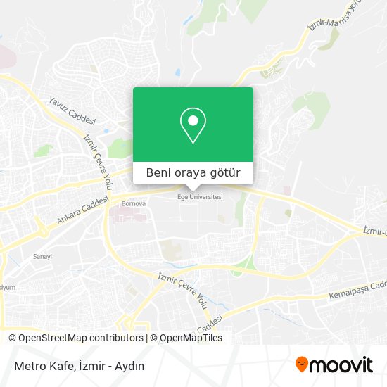Metro Kafe harita