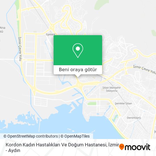 Kordon Kadın Hastalıkları Ve Doğum Hastanesi harita