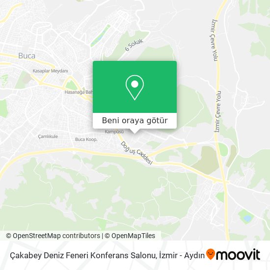 Çakabey Deniz Feneri Konferans Salonu harita