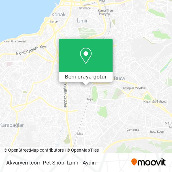 Akvaryem.com Pet Shop harita