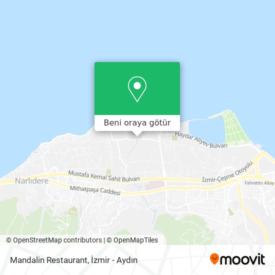 Mandalin Restaurant harita