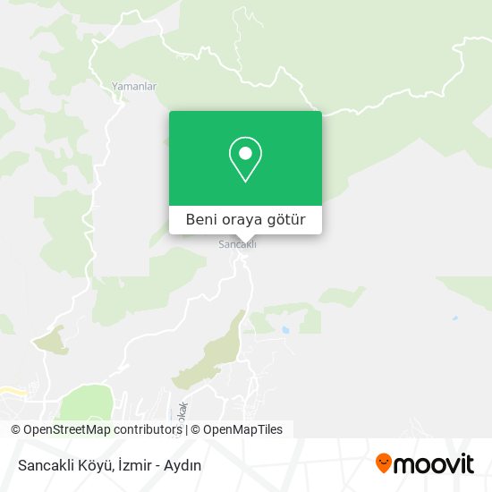 Sancakli Köyü harita