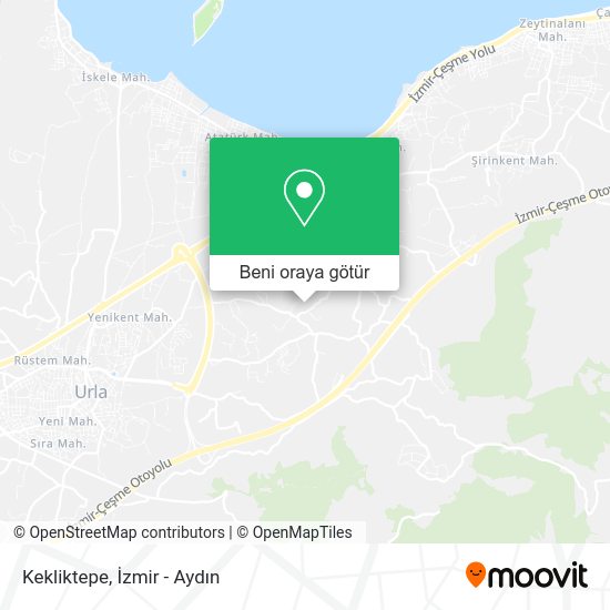Kekliktepe harita