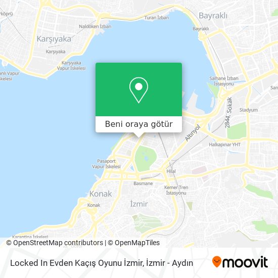 Locked In Evden Kaçış Oyunu İzmir harita