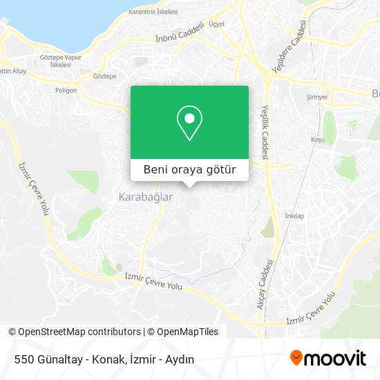 550 Günaltay - Konak harita