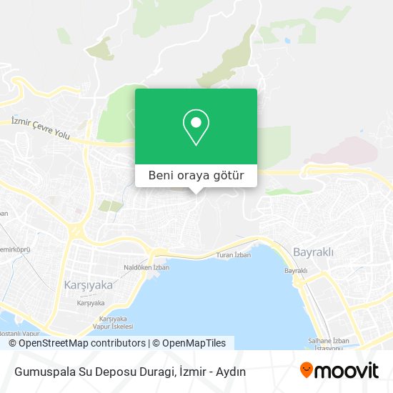 Gumuspala Su Deposu Duragi harita