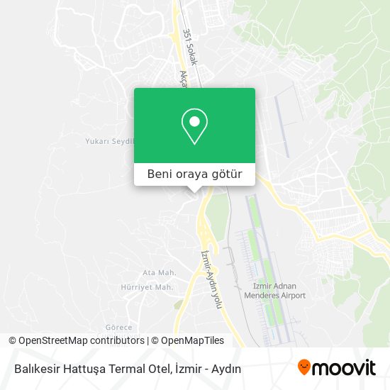 Balıkesir Hattuşa Termal Otel harita