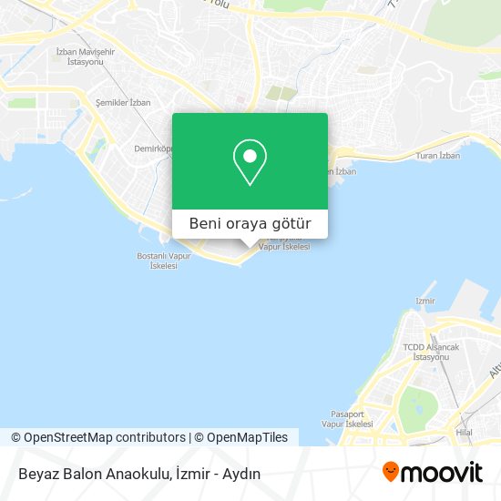 Beyaz Balon Anaokulu harita