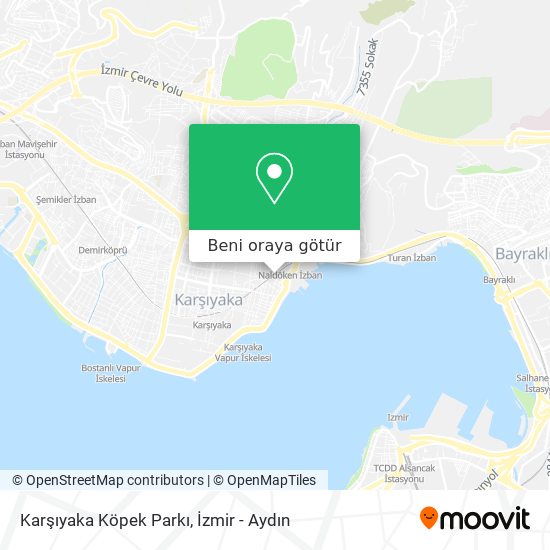 Karşıyaka Köpek Parkı harita