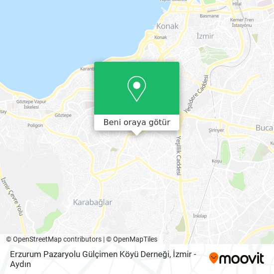 Erzurum Pazaryolu Gülçimen Köyü Derneği harita