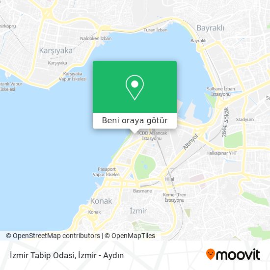 İzmir Tabip Odasi harita