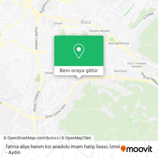 fatma aliye hanım kız anadolu imam hatip lisesi harita