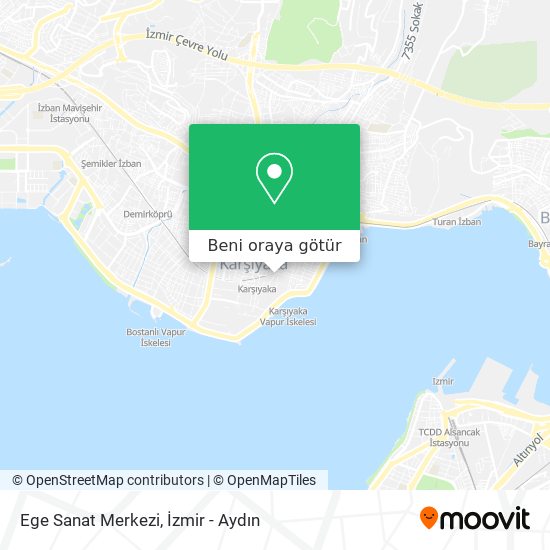 Ege Sanat Merkezi harita