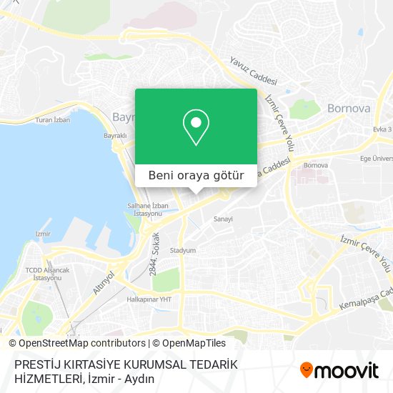 PRESTİJ KIRTASİYE KURUMSAL TEDARİK HİZMETLERİ harita