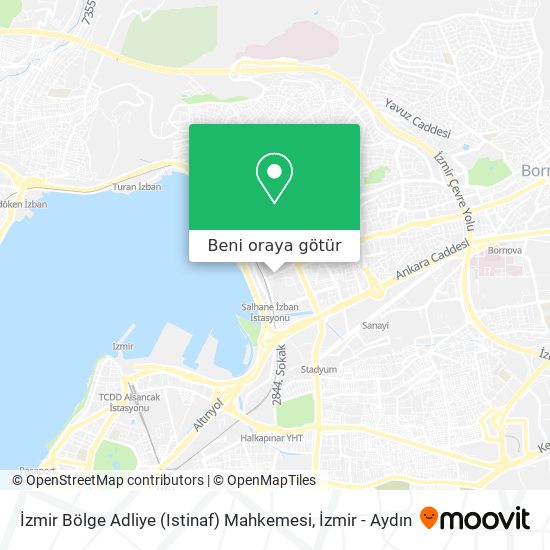 İzmir Bölge Adliye (Istinaf) Mahkemesi harita