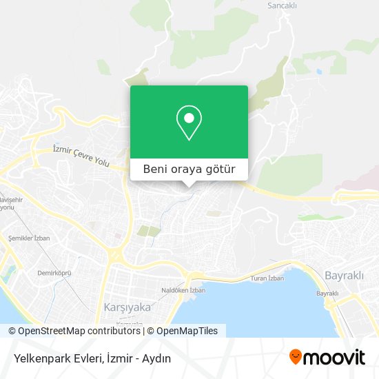 Yelkenpark Evleri harita