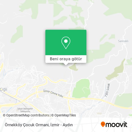 Örnekköy Çocuk Ormani harita