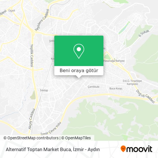 Alternatif Toptan Market Buca harita