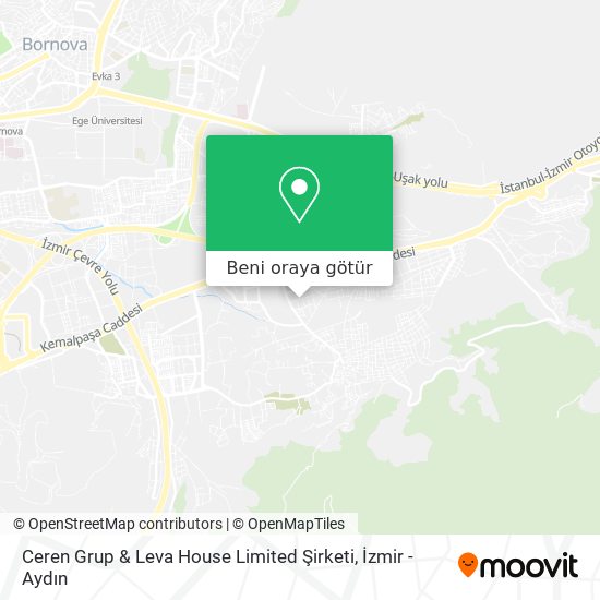 Ceren Grup & Leva House Limited Şirketi harita