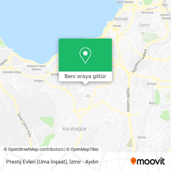 Prestij Evleri (Uma İnşaat) harita
