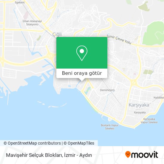 Mavişehir Selçuk Blokları harita