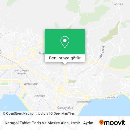 Karagöl Tabiat Parkı Ve Mesire Alanı harita