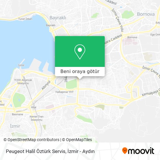 Peugeot Halil Öztürk Servis harita