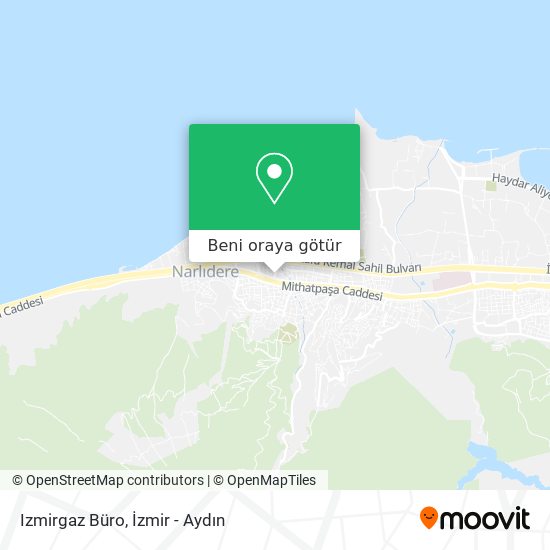 Izmirgaz Büro harita