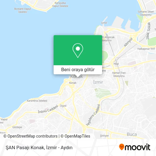 ŞAN Pasajı Konak harita