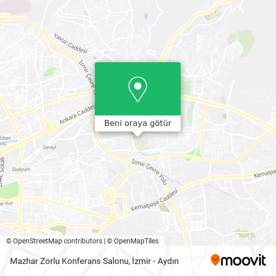 Mazhar Zorlu Konferans Salonu harita