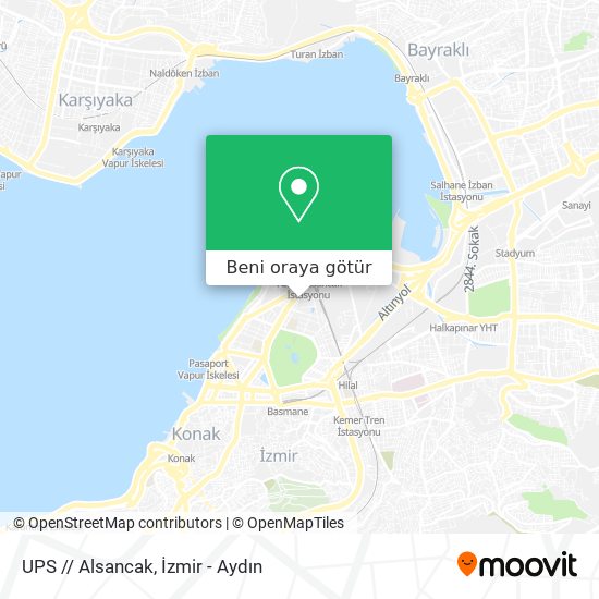 UPS // Alsancak harita