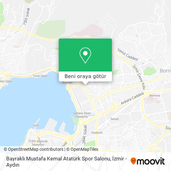 Bayraklı Mustafa Kemal Atatürk Spor Salonu harita