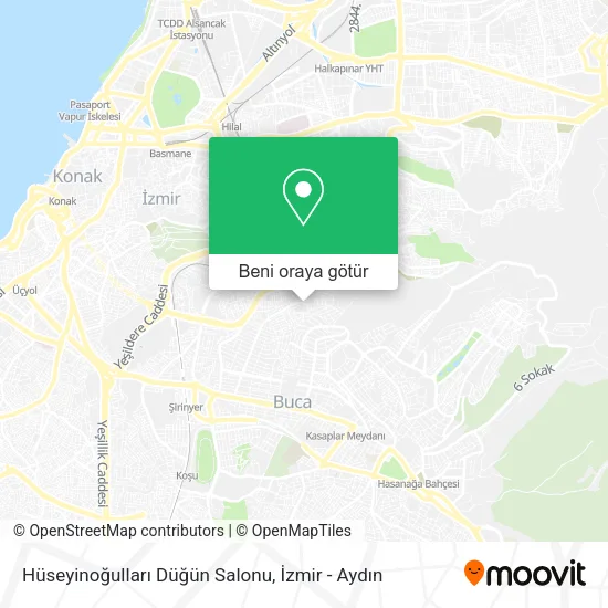 Hüseyinoğulları Düğün Salonu harita