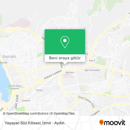 Yaşayan Söz Kilisesi harita