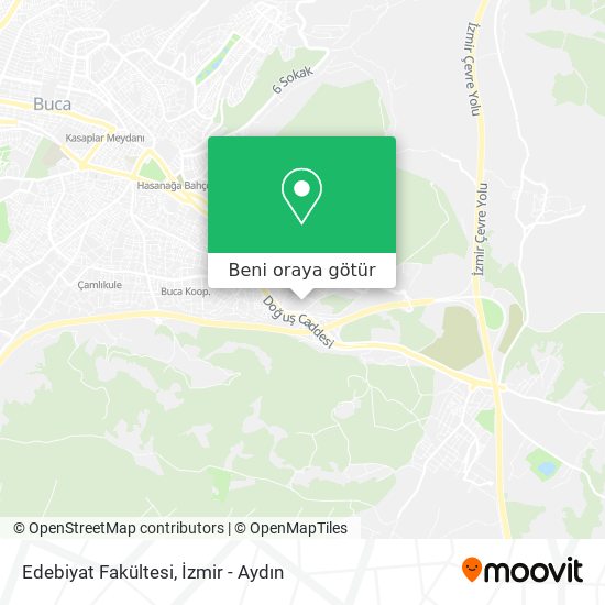 Edebiyat Fakültesi harita