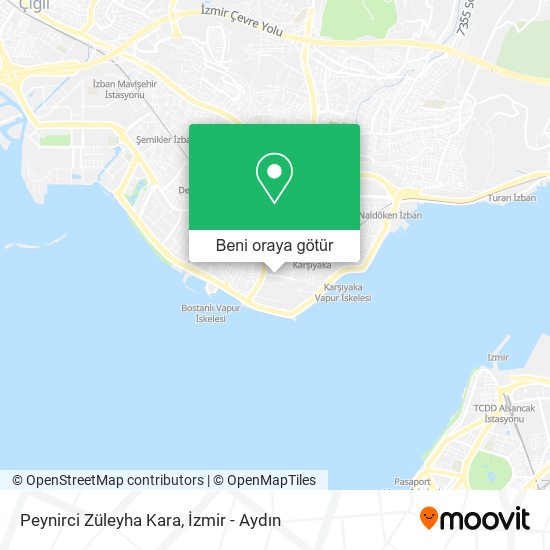 Peynirci Züleyha Kara harita