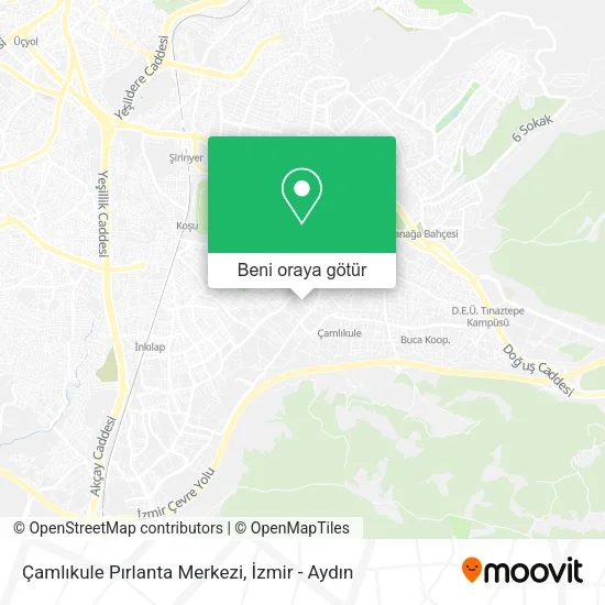 Çamlıkule Pırlanta Merkezi harita