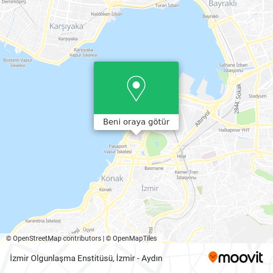 İzmir Olgunlaşma Enstitüsü harita