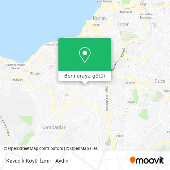 Kavacık Köyü harita