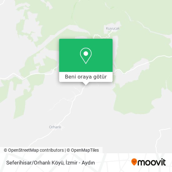 Seferihisar/Orhanlı Köyü harita