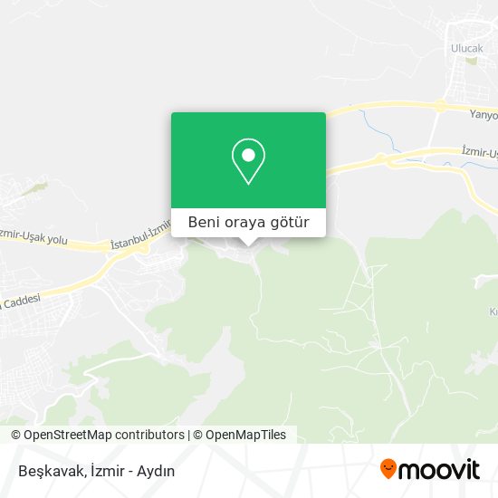 Beşkavak harita