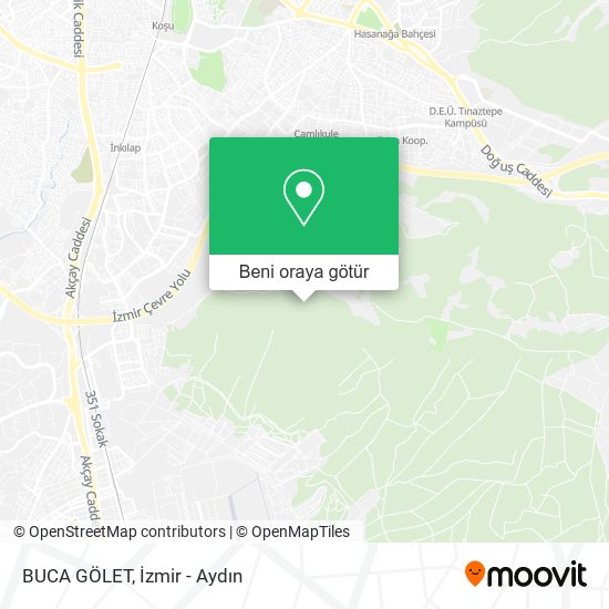 BUCA GÖLET harita