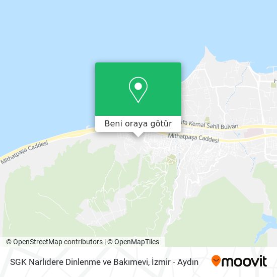 SGK Narlıdere Dinlenme ve Bakımevi harita