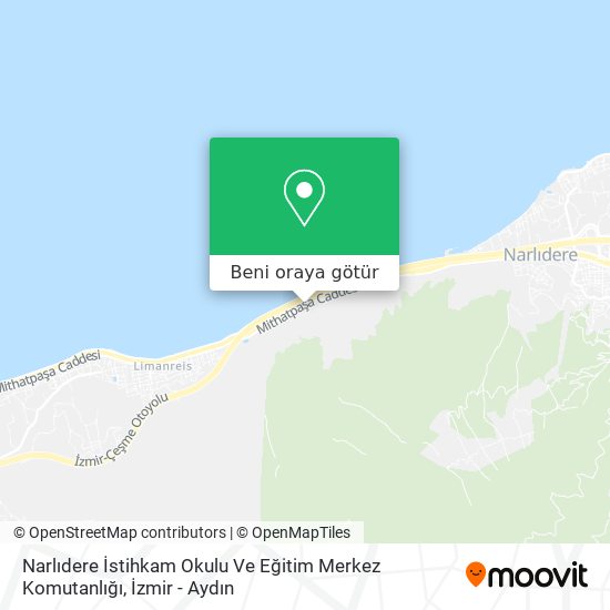 Narlıdere İstihkam Okulu Ve Eğitim Merkez Komutanlığı harita