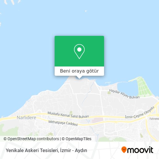 Yenikale Askeri Tesisleri harita