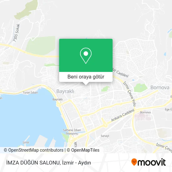 İMZA DÜĞÜN SALONU harita